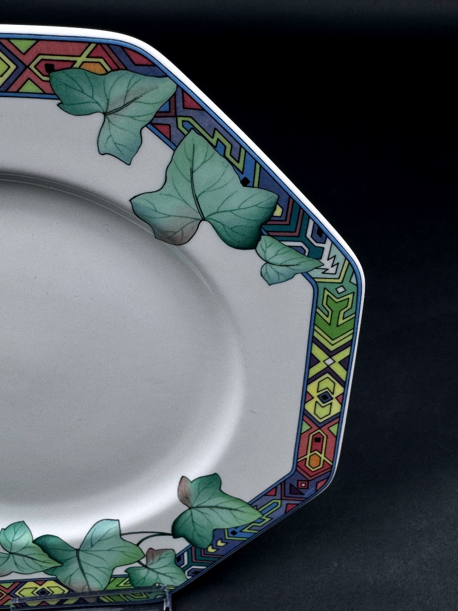 Villeroy & Boch Set Of 6 Dessert Plates, Pasadena Model-photo-3