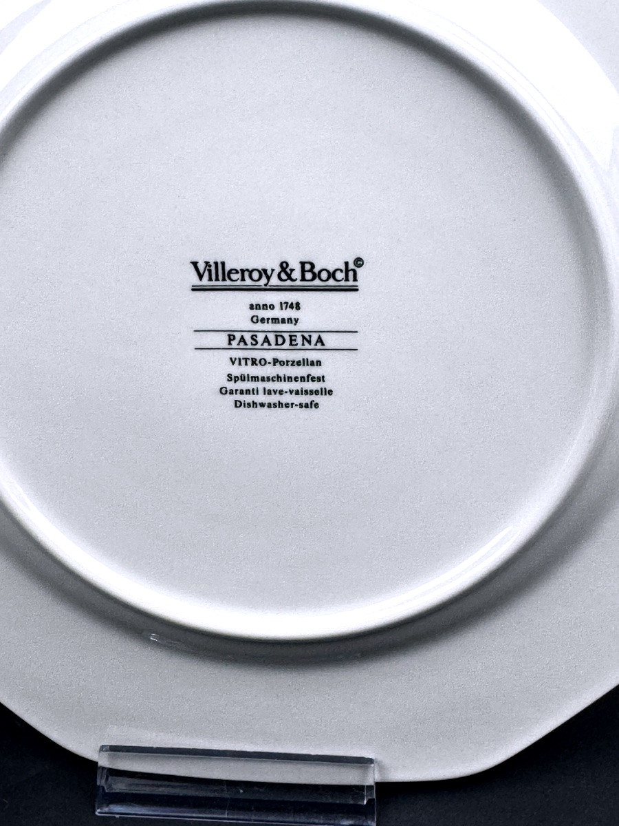 Villeroy & Boch Set Of 6 Dessert Plates, Pasadena Model-photo-2