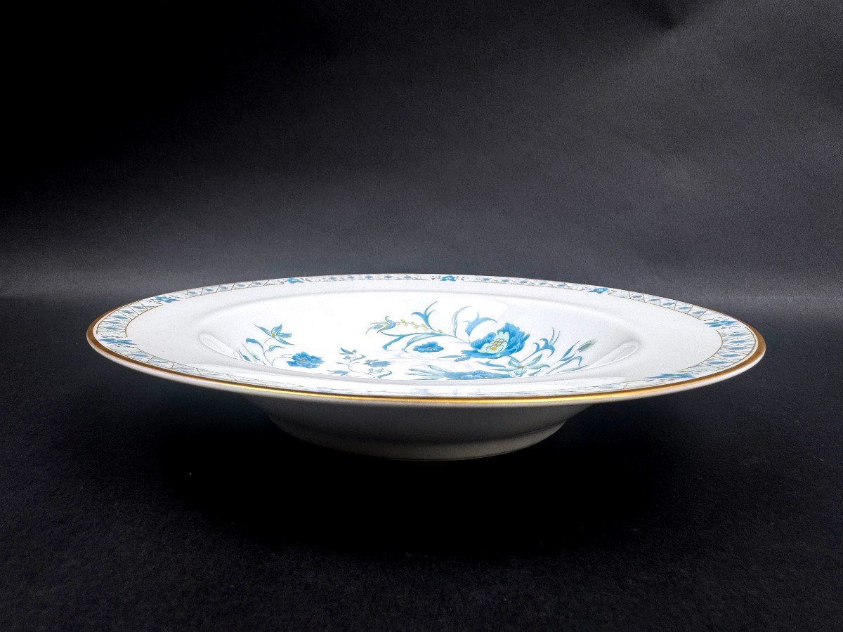 Série de 6 assiettes à soupe Haviland Limoges modèle Nankin -photo-4