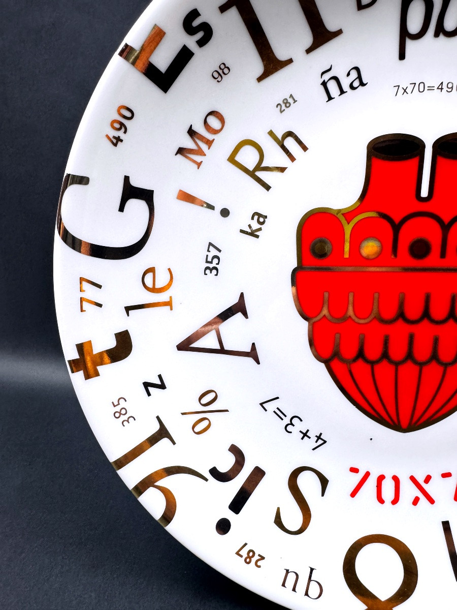 Assiette Royale Limoges Orta Escuela 21 édition Mexique-photo-2