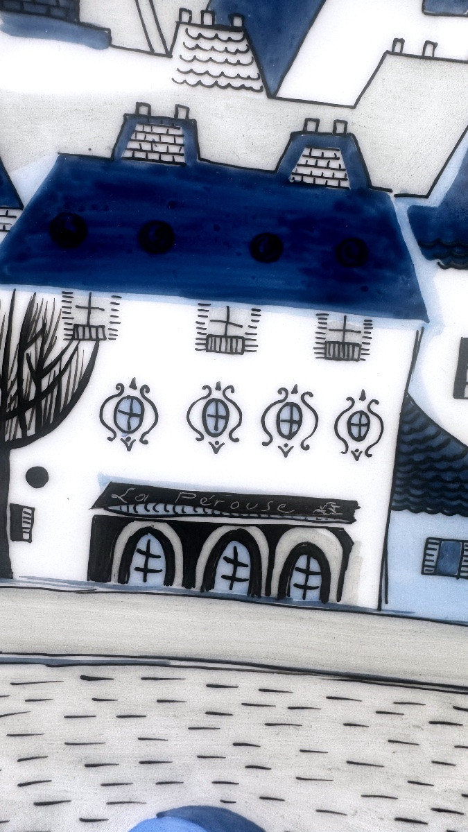 Primavera, paire d'assiettes en porcelaine de Limoges par catherine de Boysson-photo-1