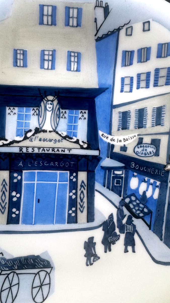 Primavera, paire d'assiettes en porcelaine de Limoges par catherine de Boysson-photo-3