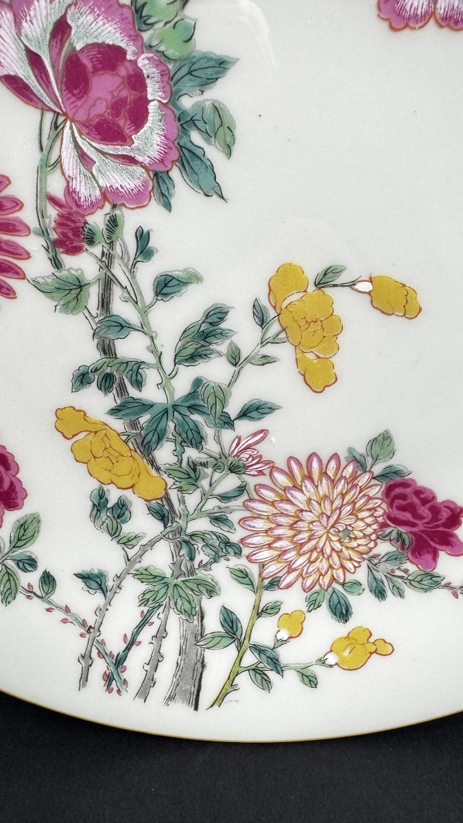 Raynaud, Limoges suite de 6 assiettes à dessert modèle Hoang-Ky-photo-5