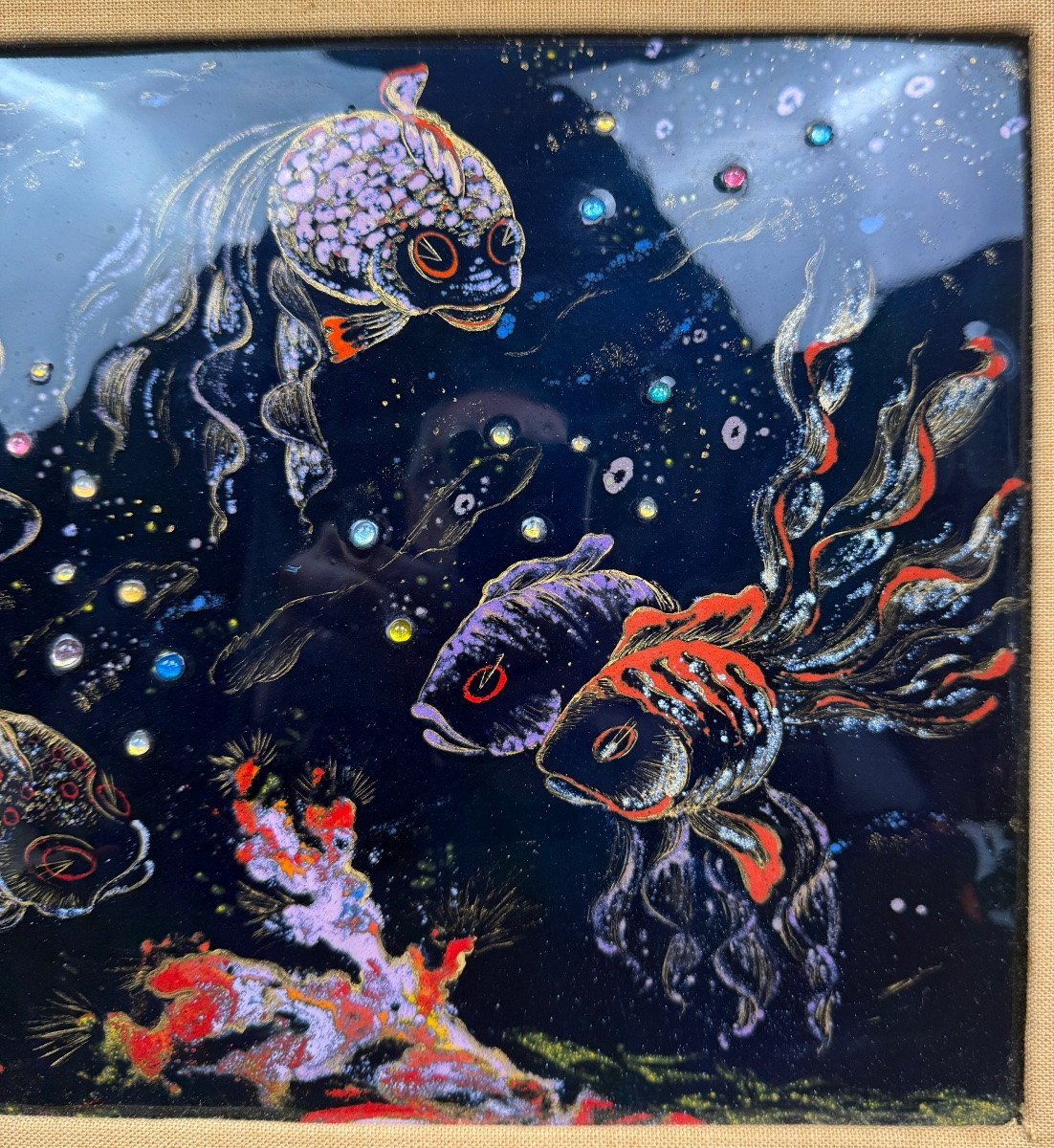 René Bonhomme, Limoges Enamels, Fish-photo-4