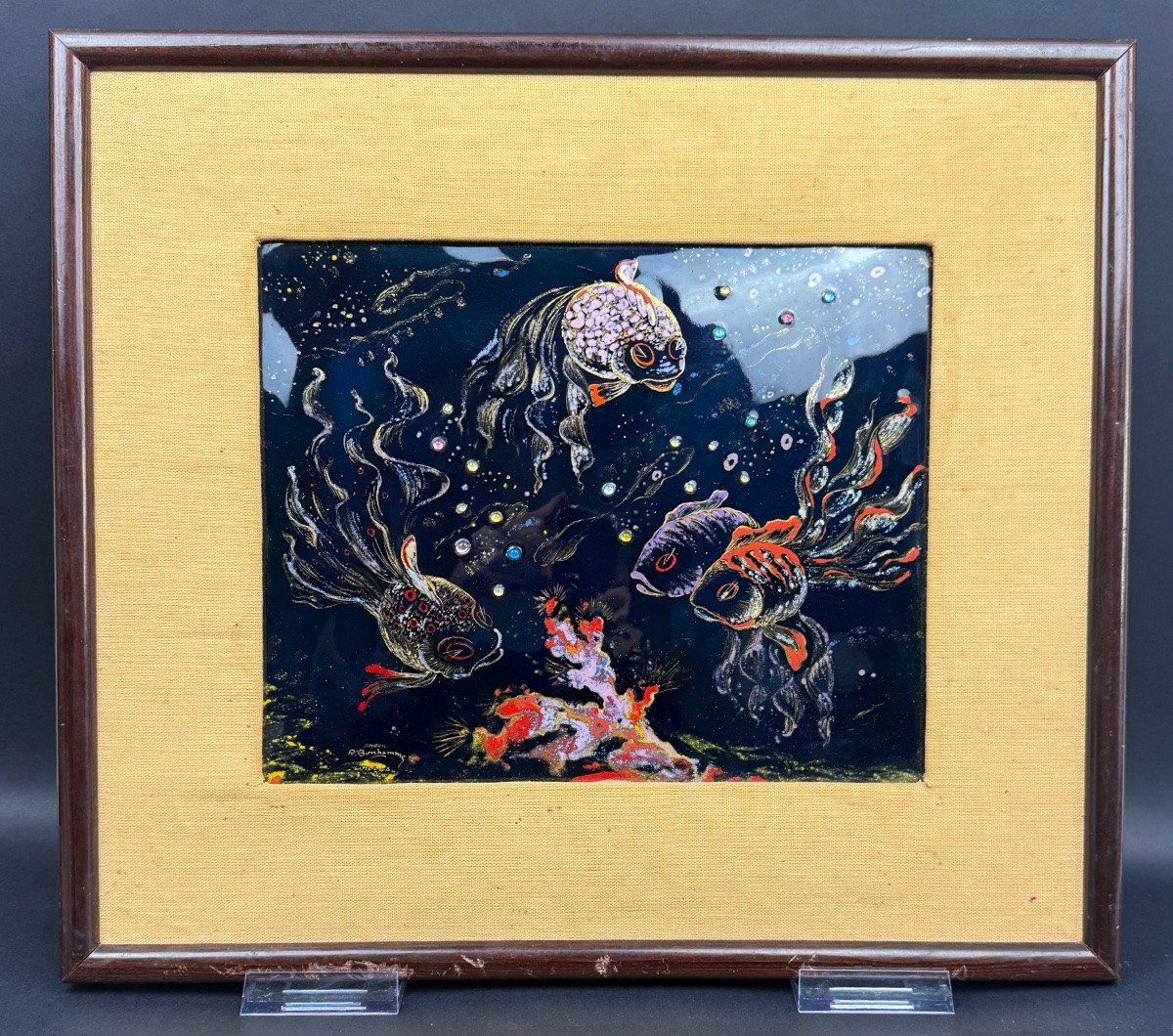 René Bonhomme, Limoges Enamels, Fish-photo-1