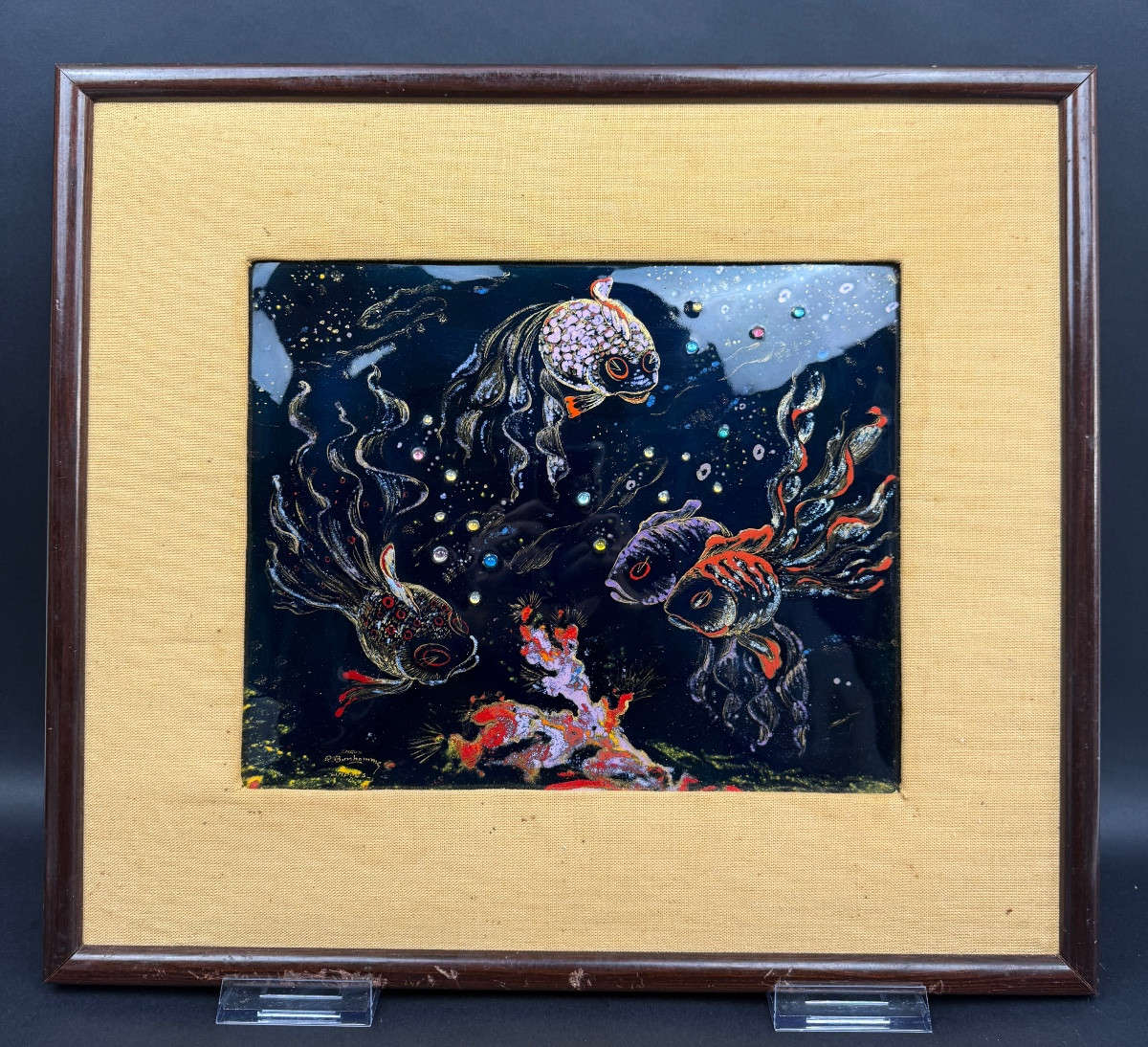 René Bonhomme, Limoges Enamels, Fish