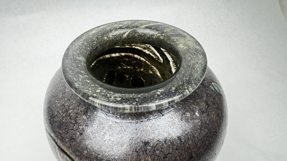 Art Glass Vase Signed René Pierini – French Studio Glass, 1985 2366.002-photo-1