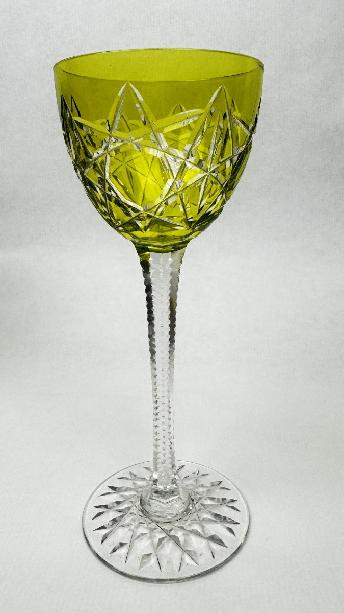 Set Of 5 Baccarat 19cm Double-layered Cut Crystal Glasses – Model S1136 2366.005-photo-3