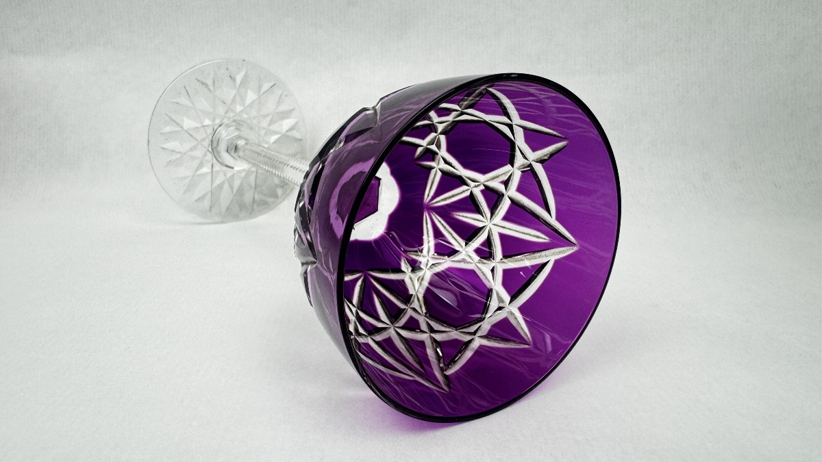 Set Of 5 Baccarat 19cm Double-layered Cut Crystal Glasses – Model S1136 2366.005-photo-7