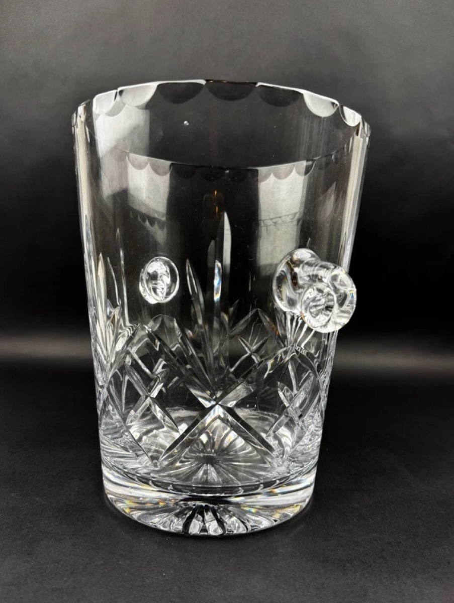Cristal De Lorraine, A Very Pretty Cut Crystal Champagne Bucket-photo-2