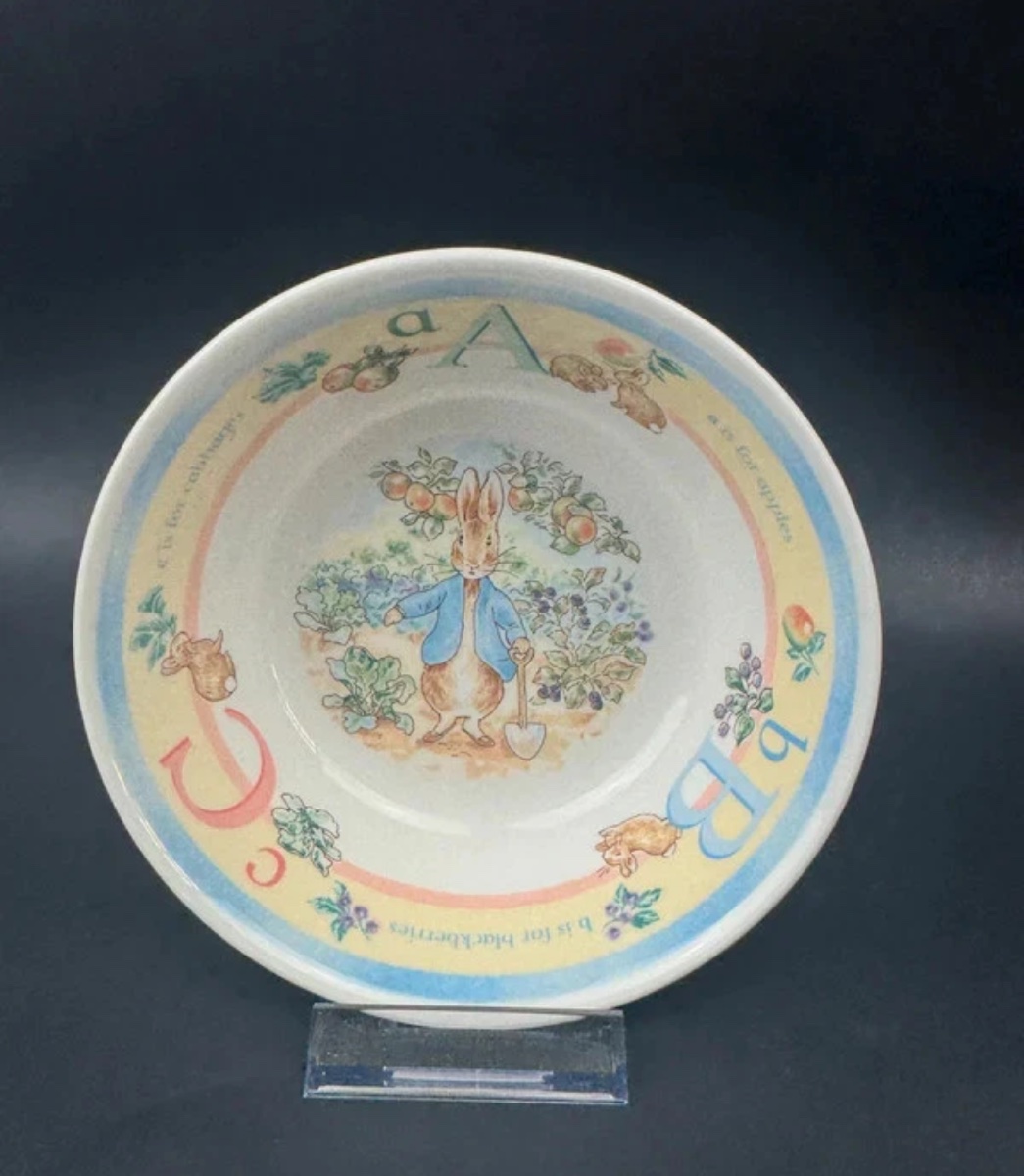 Suite de 3 bols en porcelaine Peter Rabbit Wedgwood-photo-3