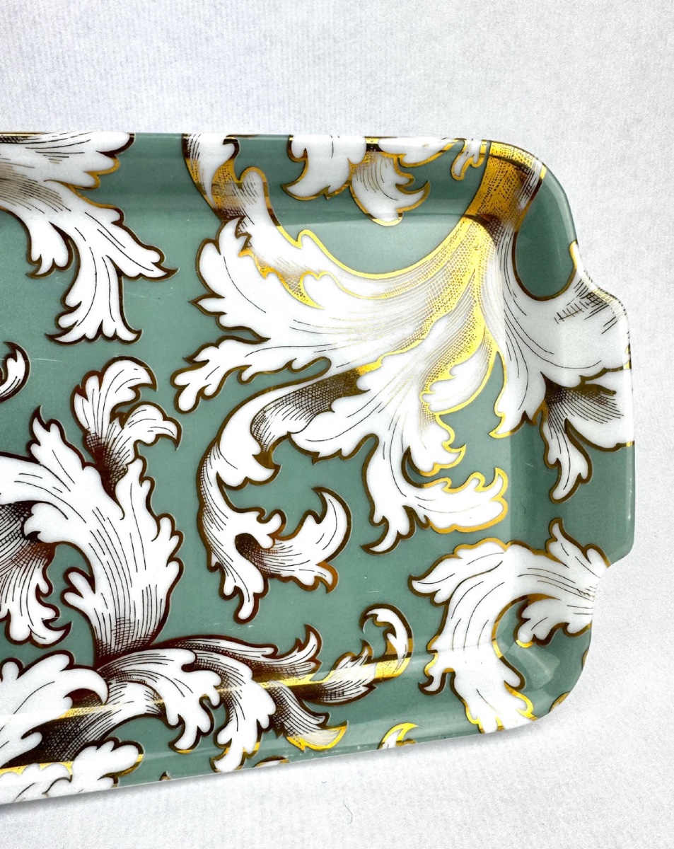 Rectangular Dish In Limoges Porcelain – Geneviève Lethu Model Cipango-photo-3