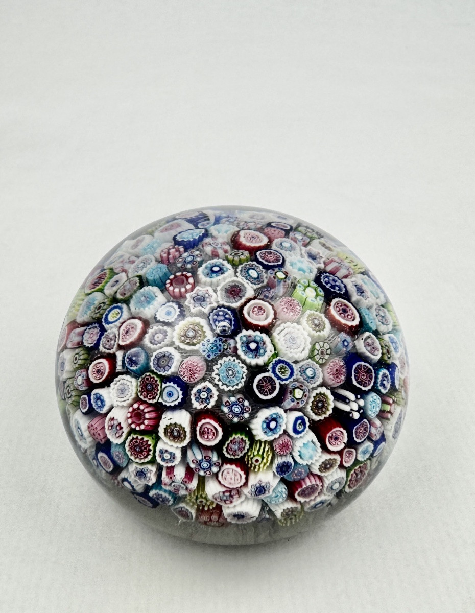 Important Sulfur, Millefiori Paperweight 2367.002-photo-2