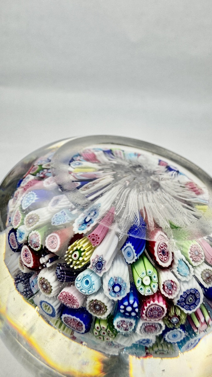 Important Sulfur, Millefiori Paperweight 2367.002-photo-3