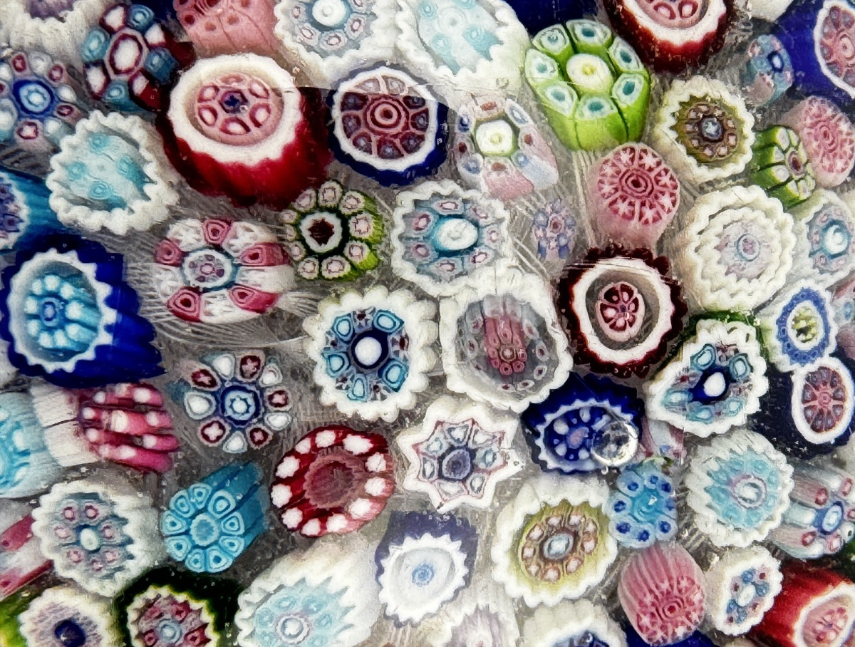 Important Sulfur, Millefiori Paperweight 2367.002-photo-5