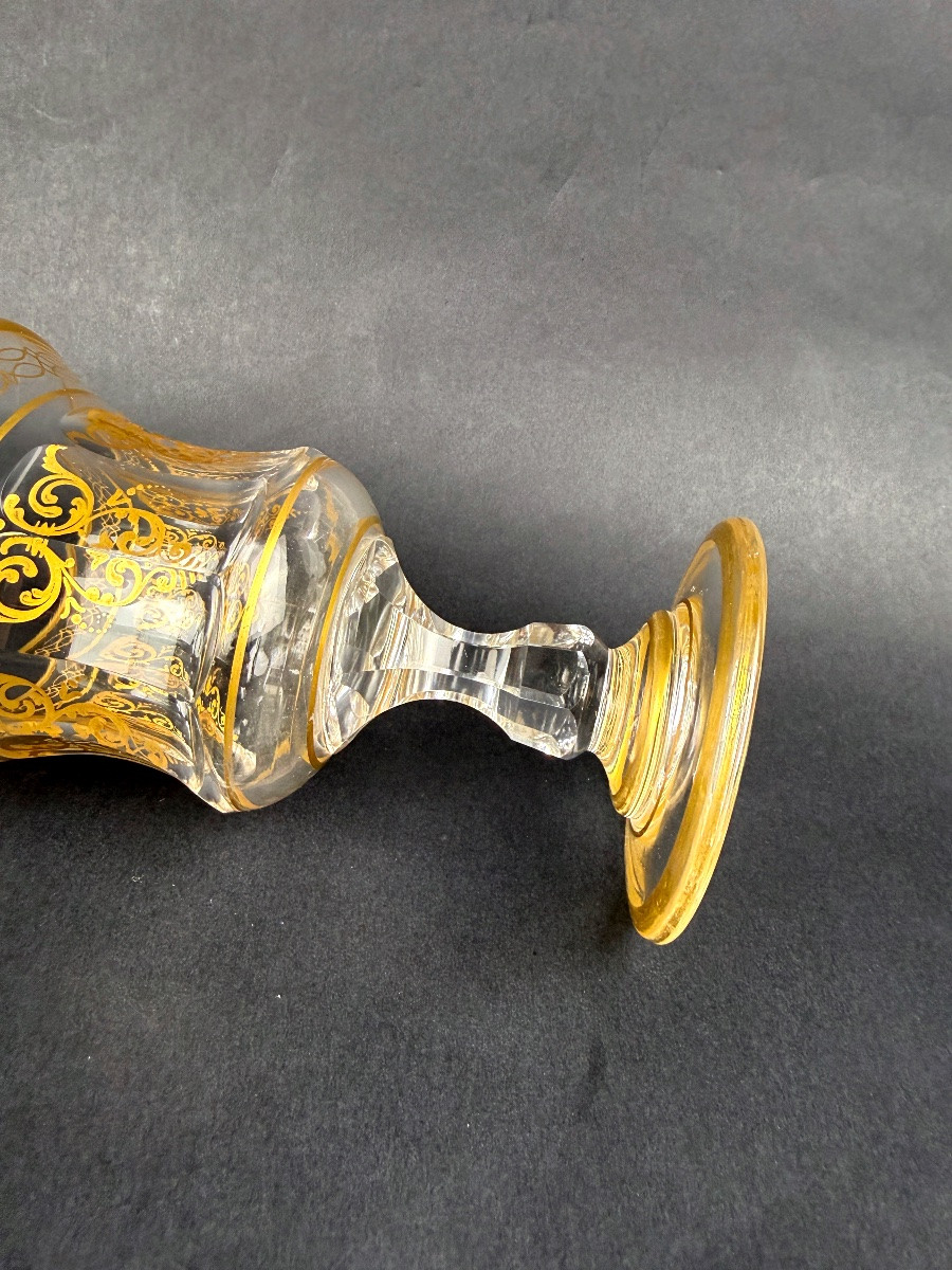 Verre à pied en cristal Charles X -photo-3