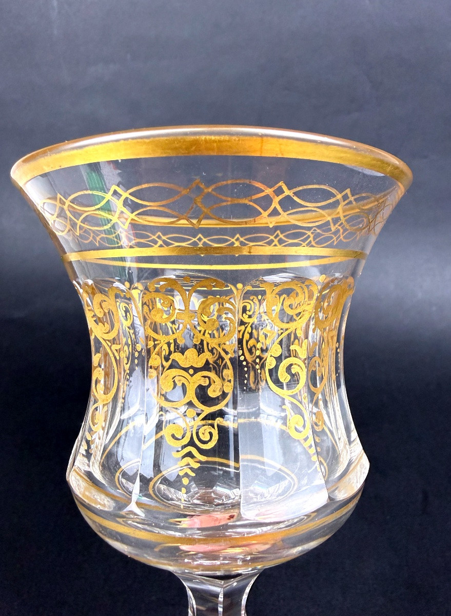 Verre à pied en cristal Charles X -photo-4