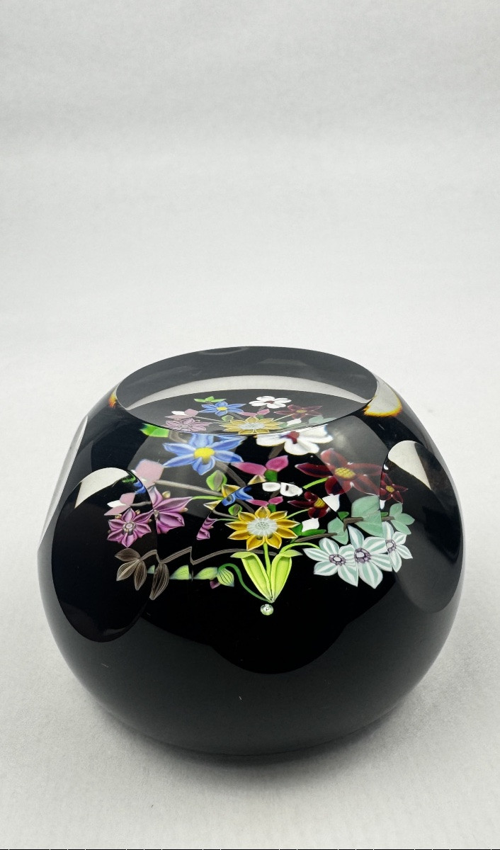 Perthshire, sulfure overlay bouquet de fleurs sur fond noir 1990 -                     2367,001-photo-4