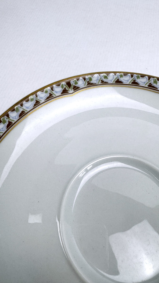 Paire de tasses à thé Haviland modèle Impératrice Eugénie                              2367,007-photo-4