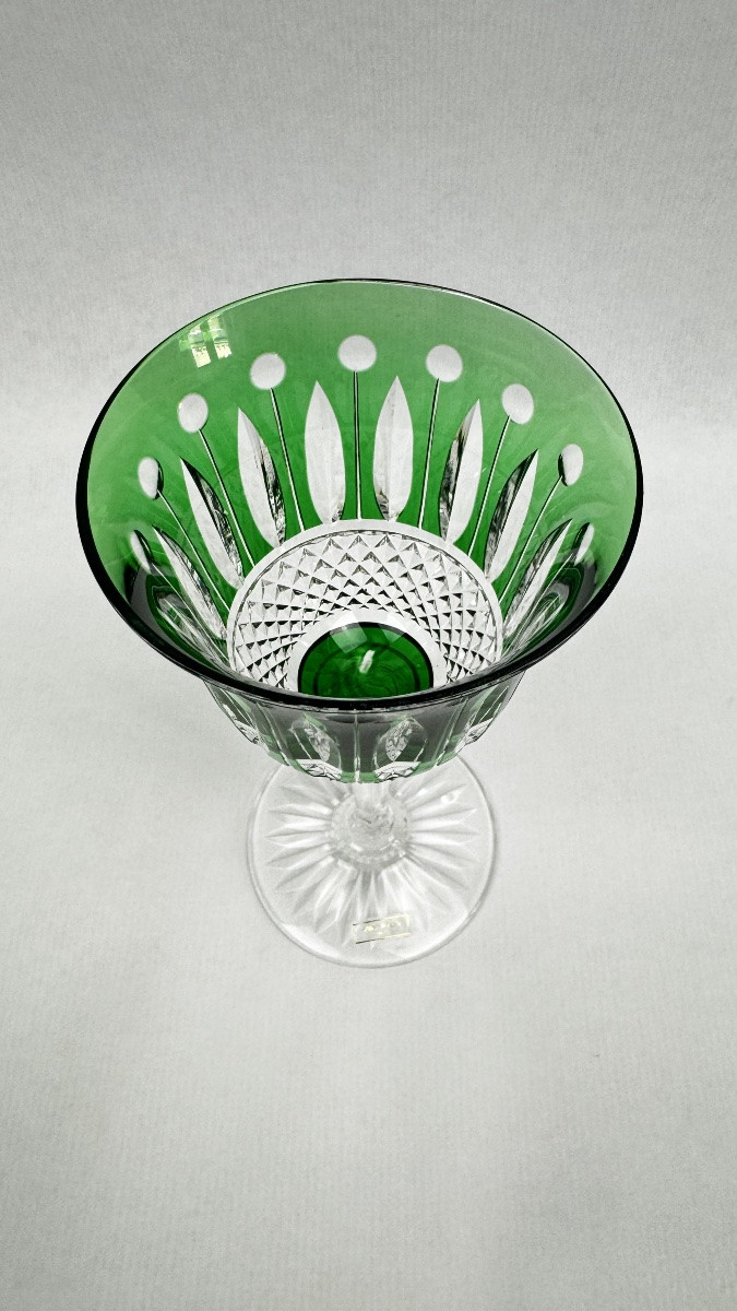 Saint-louis Crystal Water Glass, Tommy Model, Emerald-photo-2