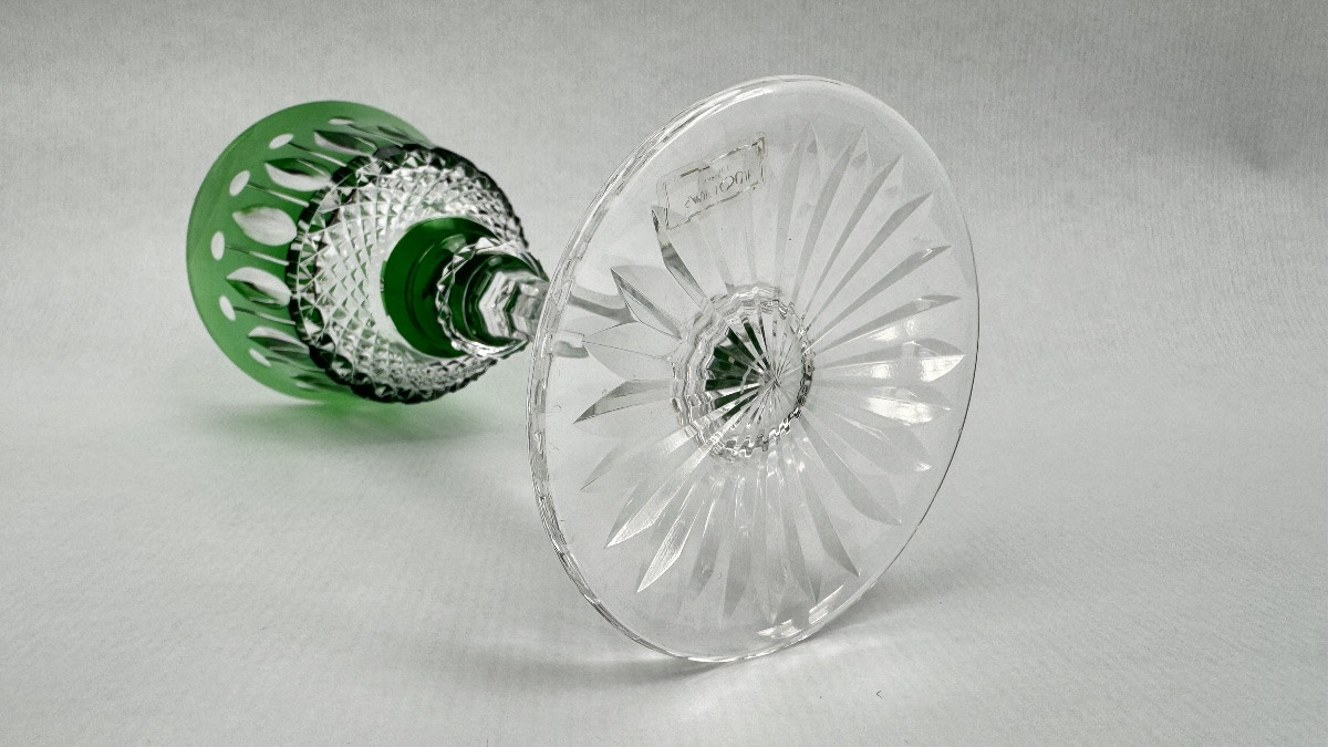 Saint-louis Crystal Water Glass, Tommy Model, Emerald-photo-1