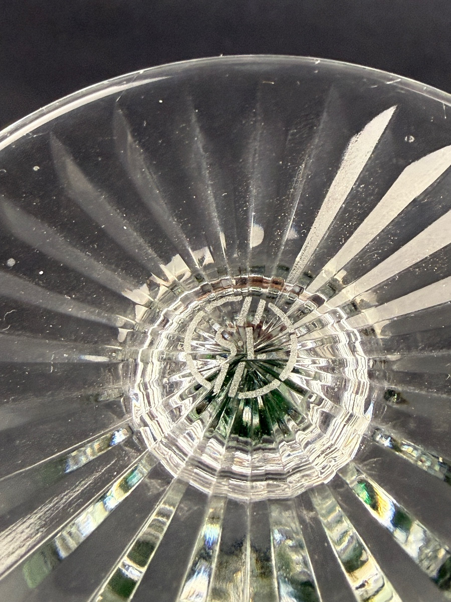 Saint-louis Crystal Water Glass, Tommy Model, Emerald-photo-5
