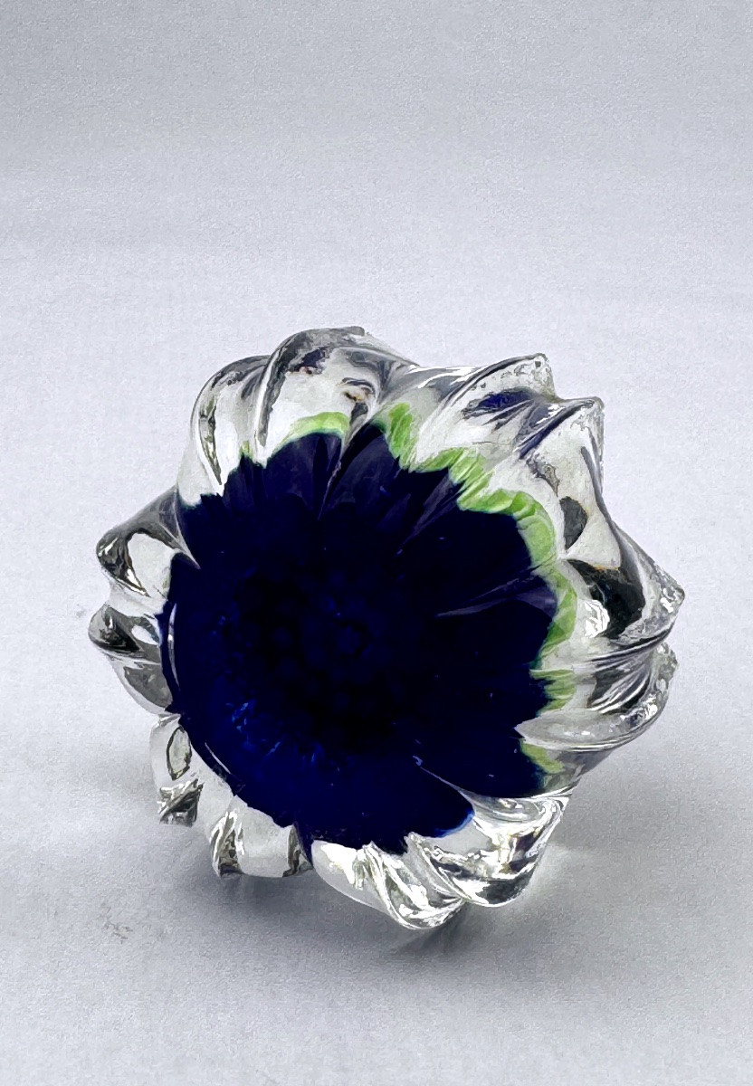 Perthshire Paperweight, Millefiori Sulfide Star Shape-photo-2