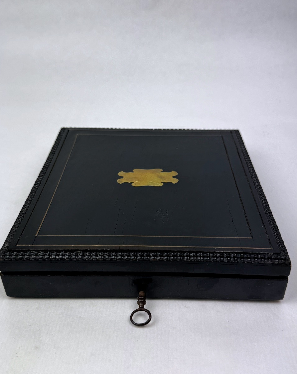 Set Of 12 Silver-gilt Tea Spoons, 19th Century -photo-3