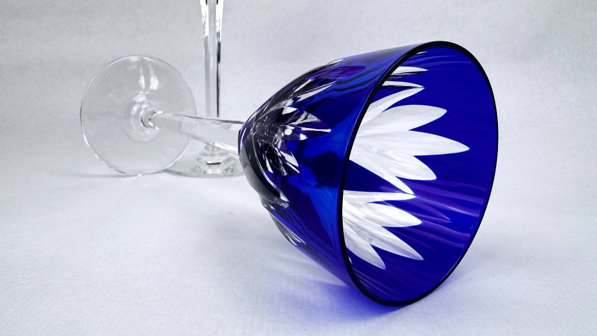 Set Of 6 Roemers Crystal Glasses From Saint-louis, Monaco Model 2367.014-photo-4