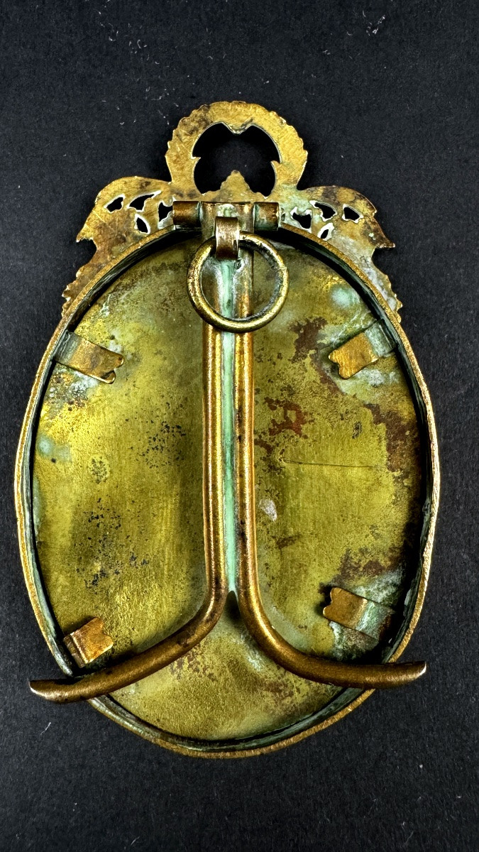 Small Louis XVI Style Gilt Bronze Photo Frame -photo-1