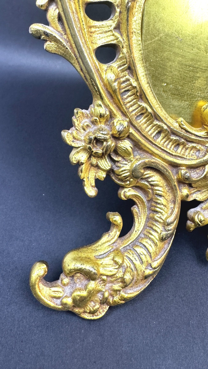 Pair Of Louis XV Style Gilt Bronze Photo Frames-photo-4