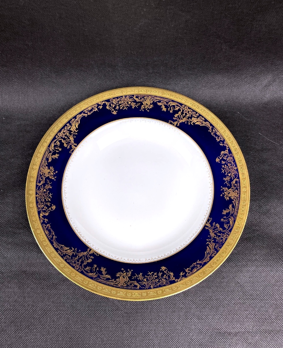 Haviland Limoges, Soup Plate, Pompadour Pattern, New