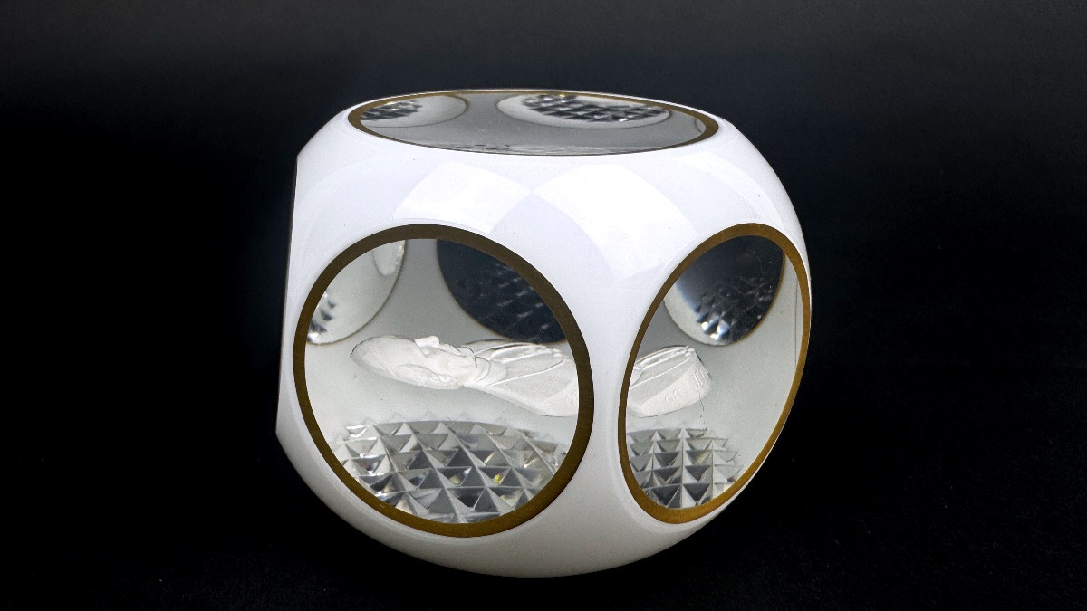 Sulphur, Saint Louis Paperweight, Pope John Paul Ii-photo-1