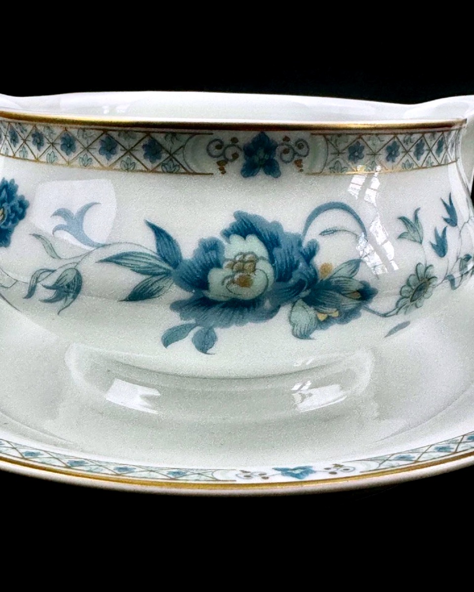 Saucière Haviland Limoges Nankin bleu-photo-4
