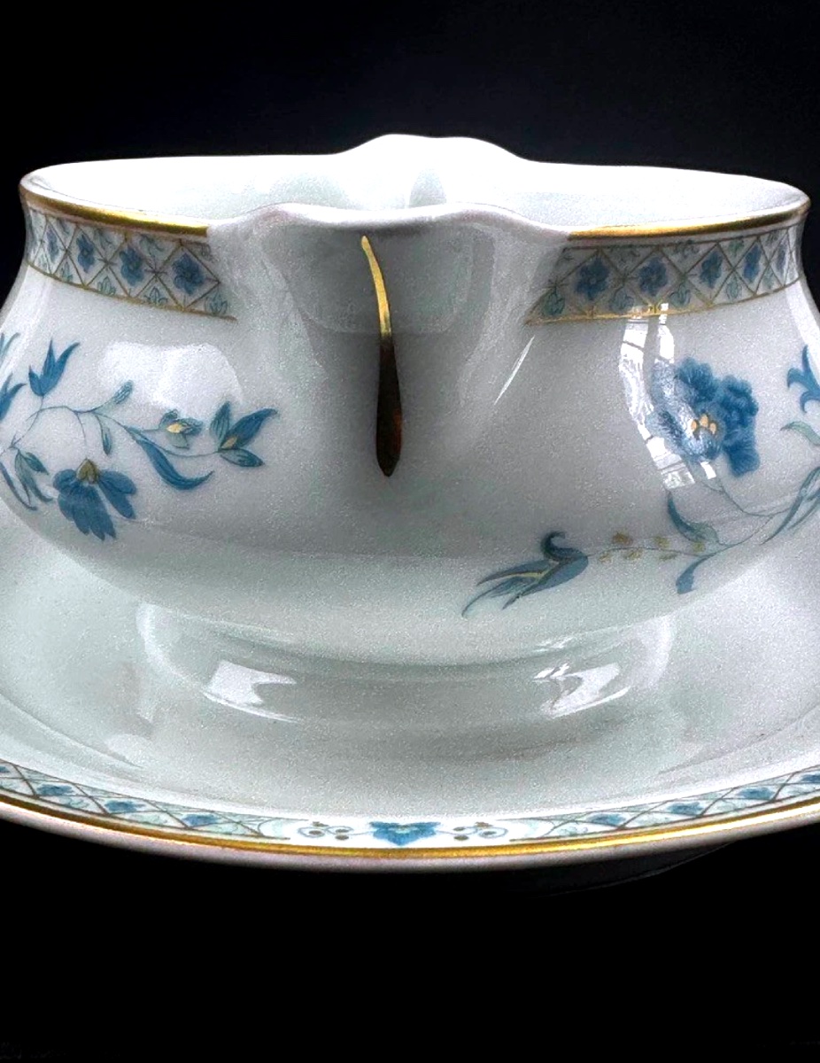 Saucière Haviland Limoges Nankin bleu-photo-1
