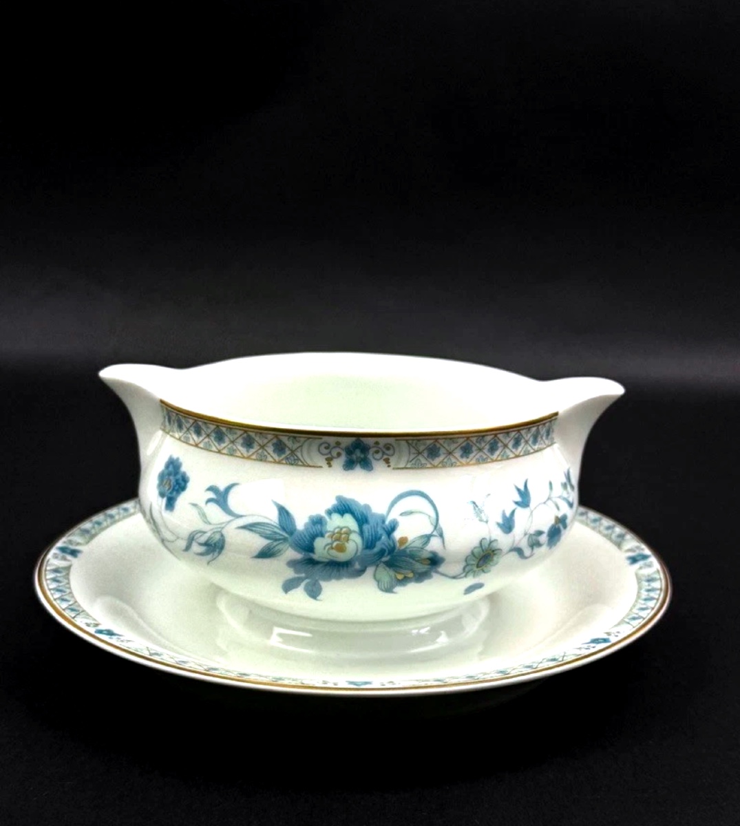 Saucière Haviland Limoges Nankin bleu