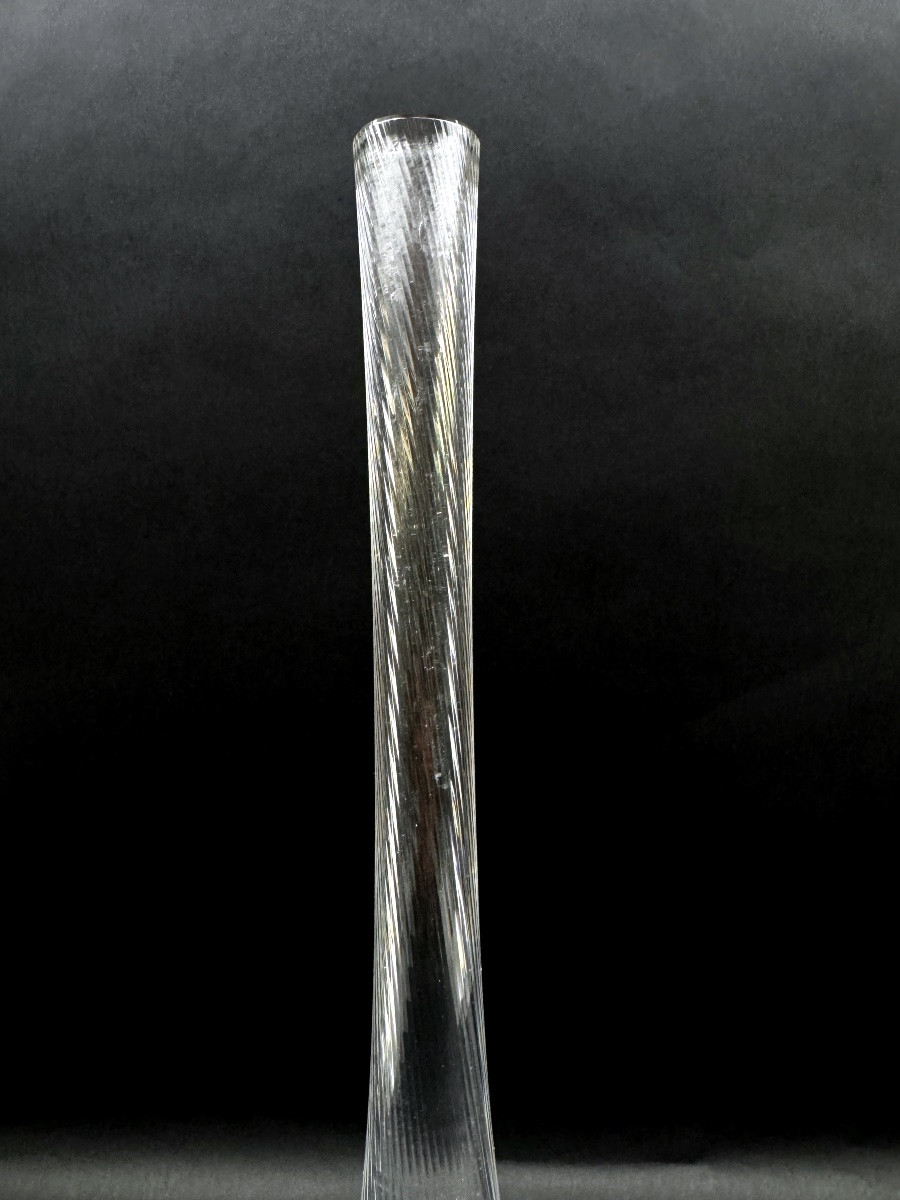 Vase Daum Nancy en cristal clair-photo-3