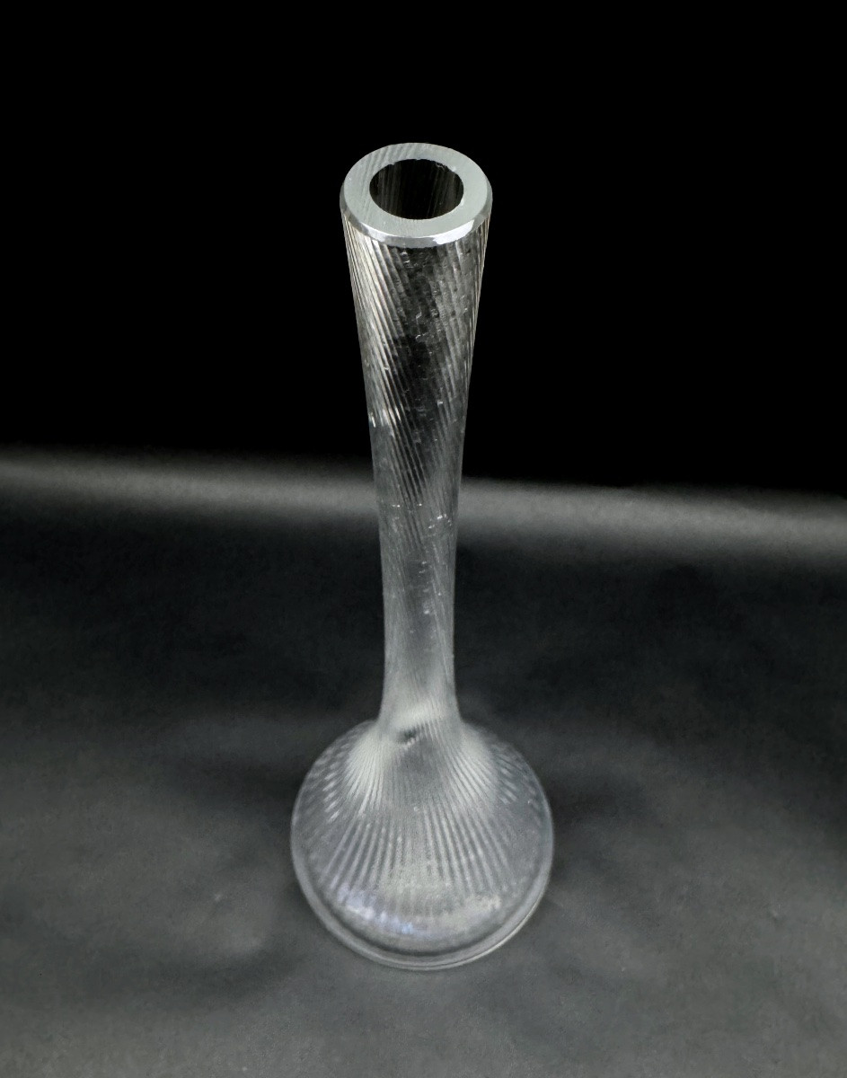 Vase Daum Nancy en cristal clair-photo-4