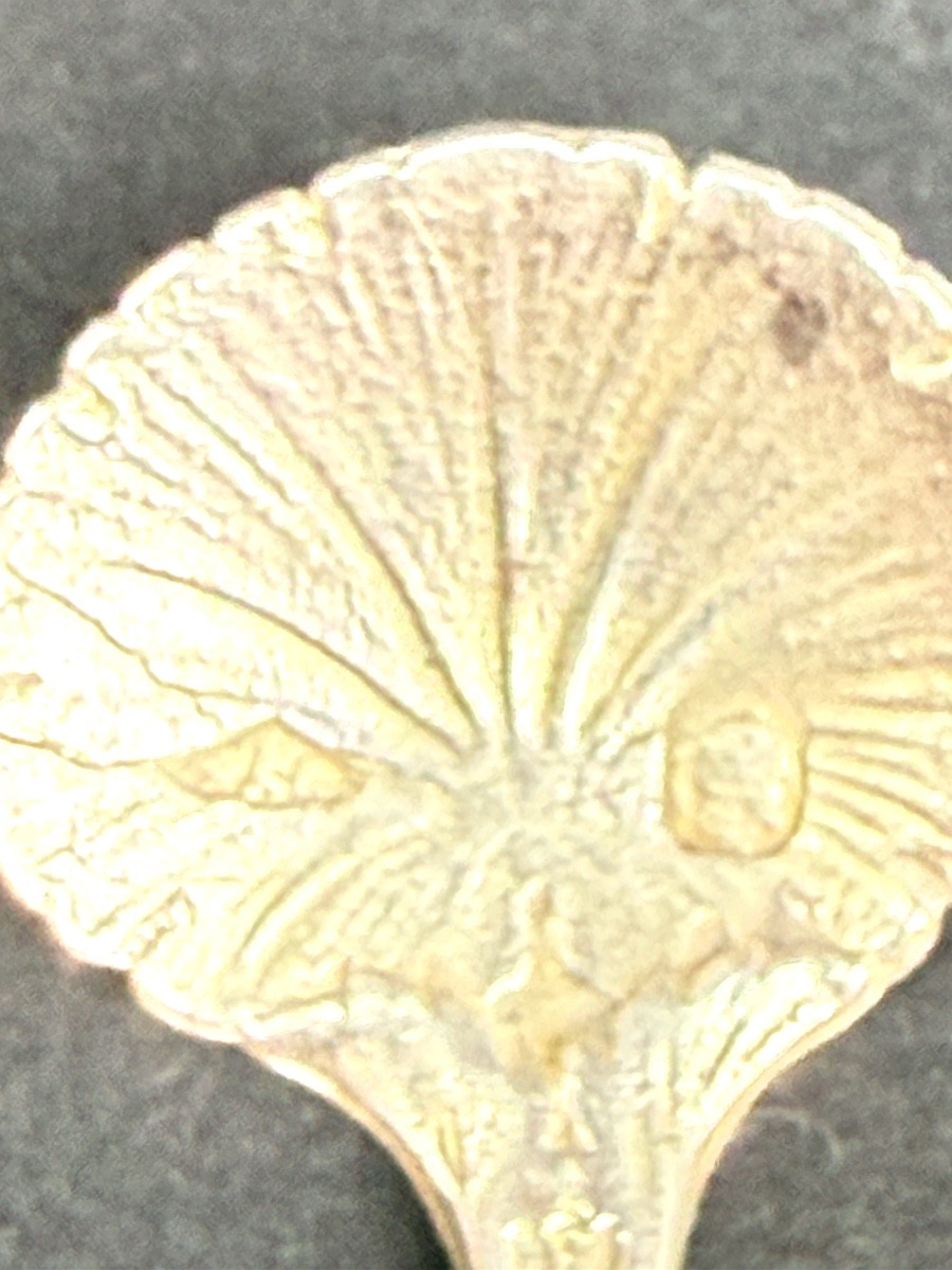 Pair Of Art Nouveau Silver Salt Scoops-photo-1