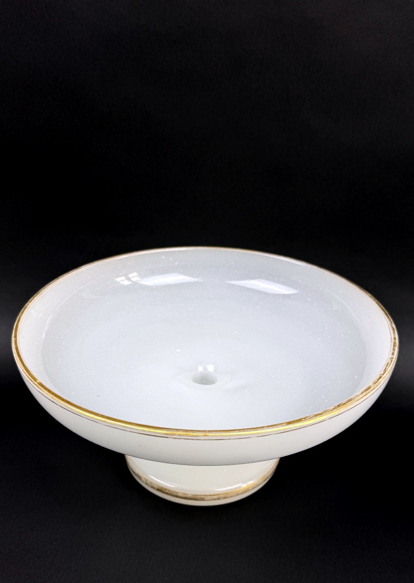 Compotier en opaline laiteuse-photo-2