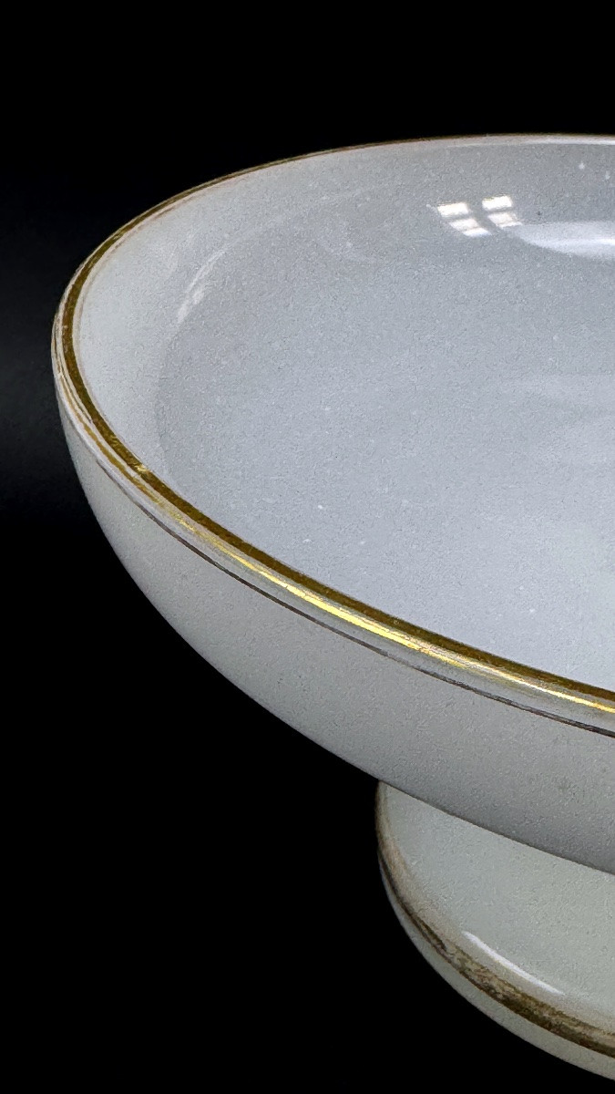 Compotier en opaline laiteuse-photo-4