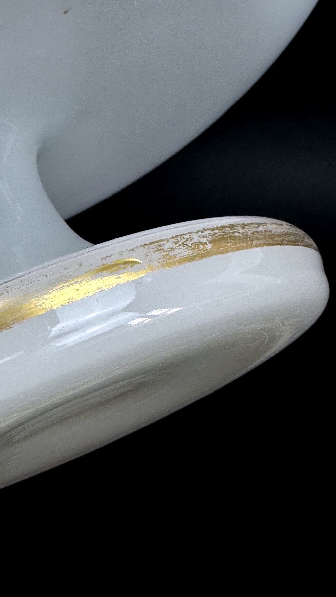 Compotier en opaline laiteuse-photo-4