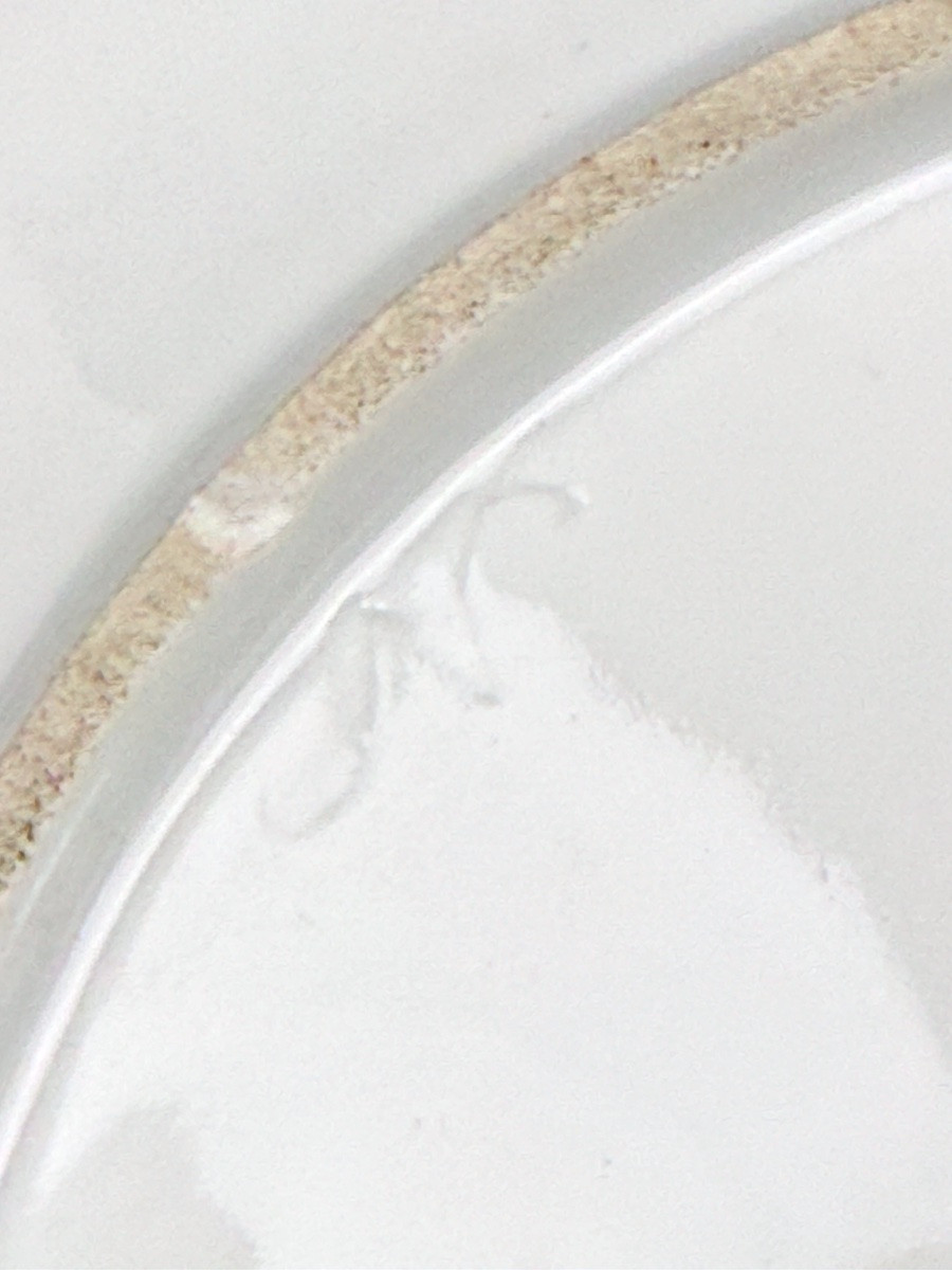 Paris - Manufacture du Petit Carousel - Rare assiette aux violettes-photo-3