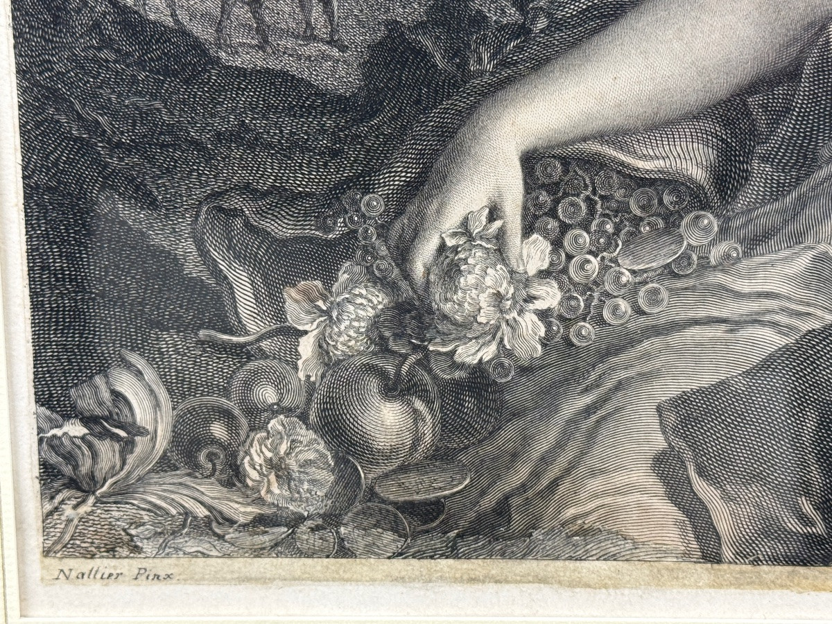 Etching, Madame Louise-elisabeth De France After Nattier And Balechou-photo-3