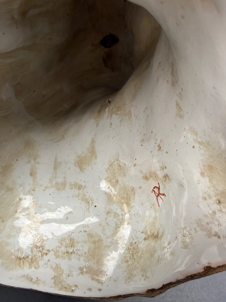 Delft, Large Polychrome Earthenware Parrot, Mark Apk-photo-6