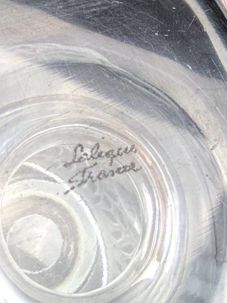 Lalique, paire de vases en cristal satiné modèle Elisabeth-photo-3