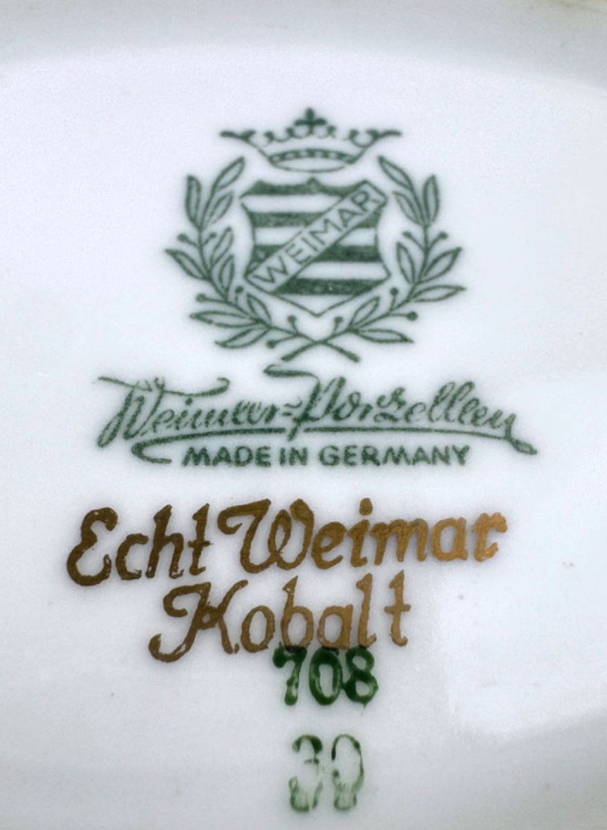 German Porcelain Vase Weimar Porzellan-photo-1
