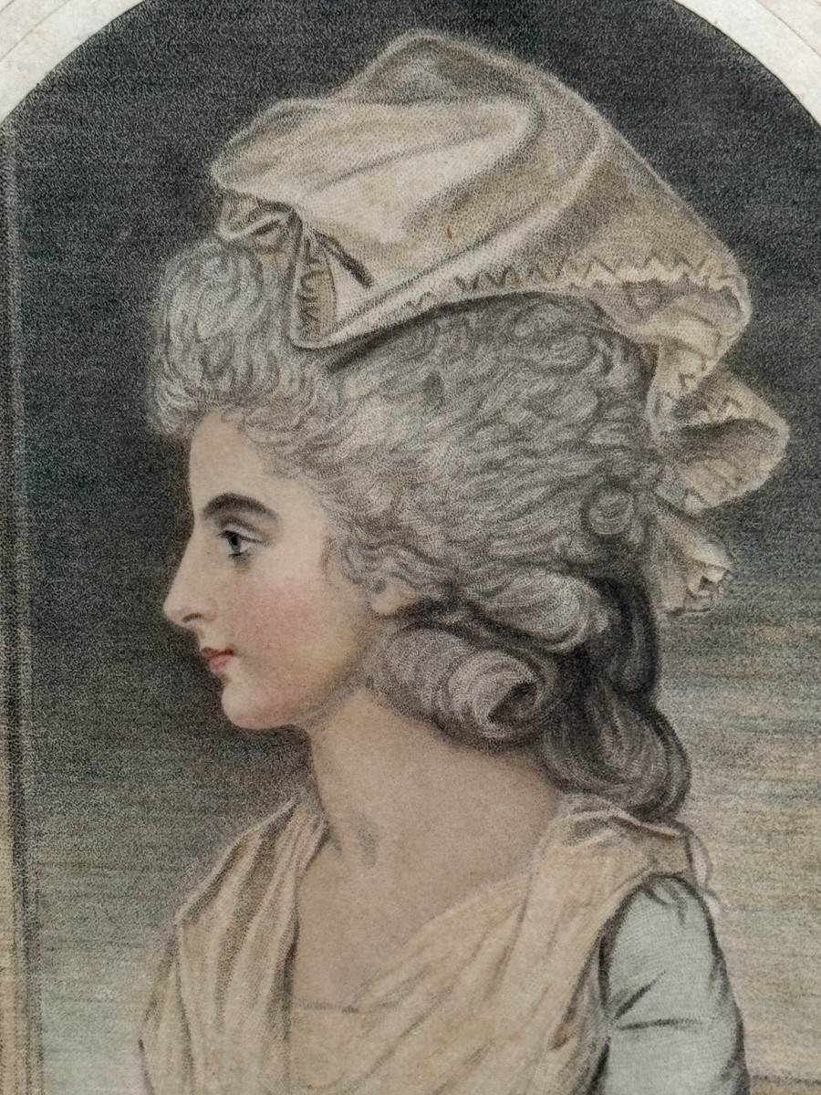 John Downman, gravure, portrait d'une Lady, Henry Graves & C° 1909-photo-2