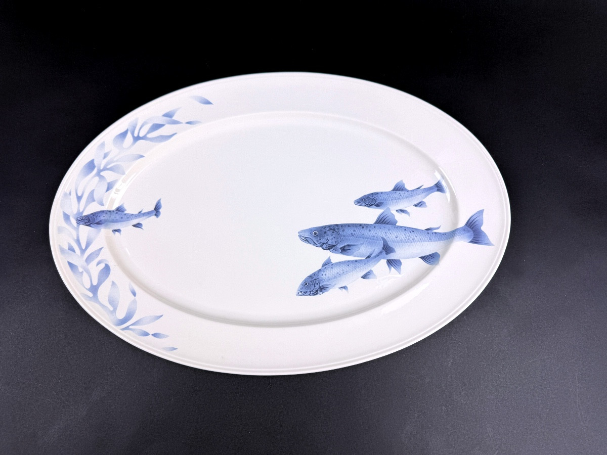 Villeroy & Boch, plat à poisson modèle Pescara