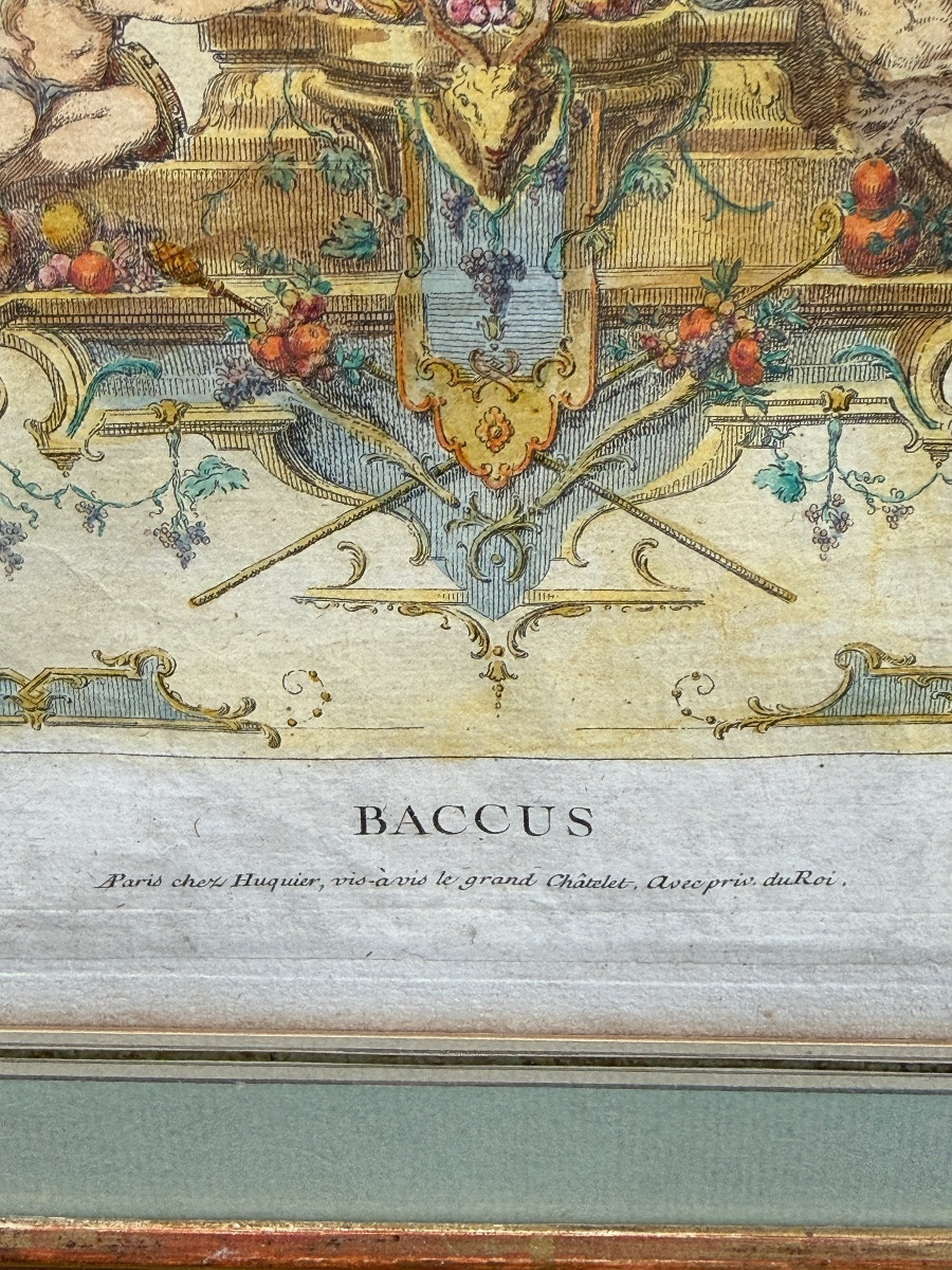 LIVRE DE PORTIÈRES INVENTÉES & GRAVÉES À L'EAU FORTE PAR GILLOT PEINTRE DU ROI C.1737 BACCUS-photo-1